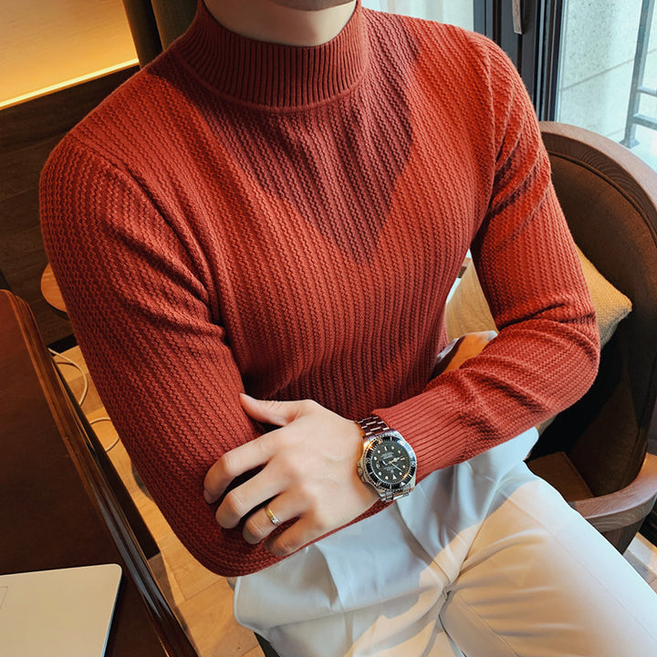 Fashion Collar Solid Color Sweater - Super Amazing Store