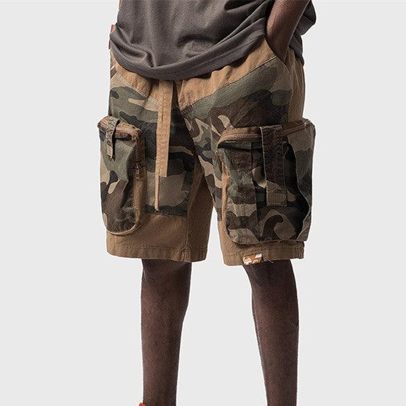 Multi Pocket Camo Cargo Shorts For Men - Super Amazing Store