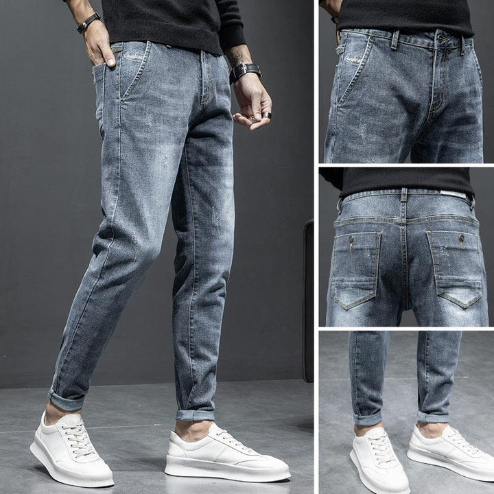 Autumn Men's Jeans Slim Feet - Super Amazing Store