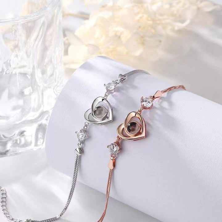 100 Kinds Of Silver Projection Bracelet Women I Love Your Creativity - Super Amazing Store