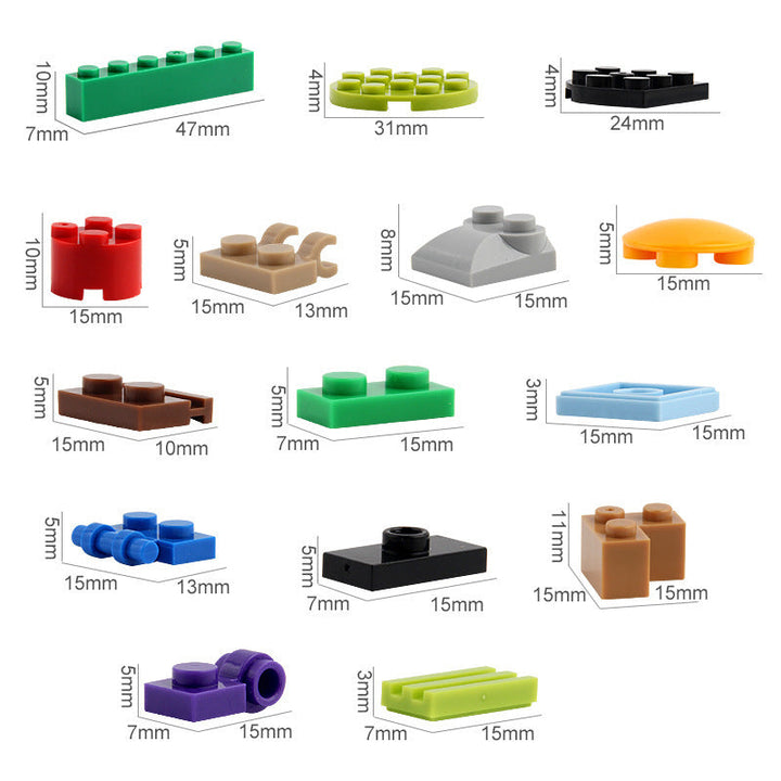 1000 Bulk Granular Building Blocks Super Amazing Store