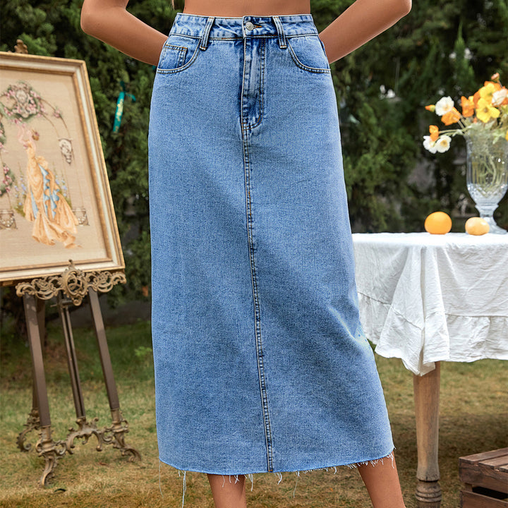 Trendy Denim Skirt Casual All-match Tutu - Super Amazing Store