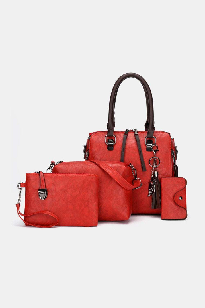 4-Piece PU Leather Bag Set - Super Amazing Store