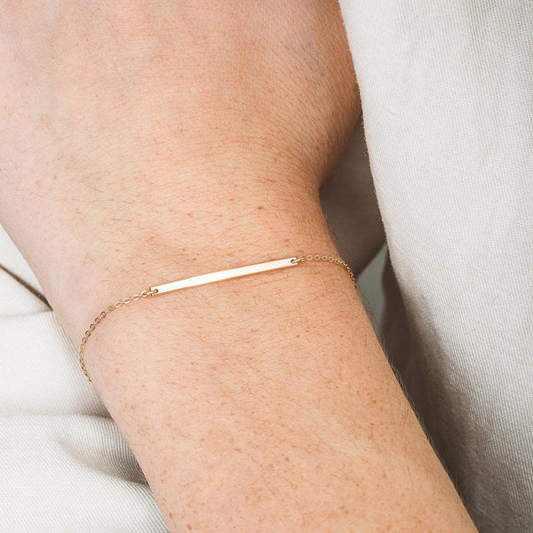 Japanese And Korean Simple Temperament Horizontal Bar Bracelet - Super Amazing Store