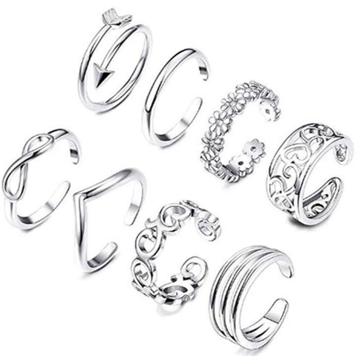 Personality Charm Rose Simple Rings Women's Q2