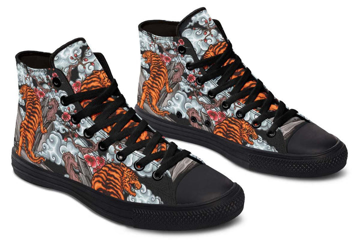 Printed Couple High-top Canvas Shoes - Super Amazing Store