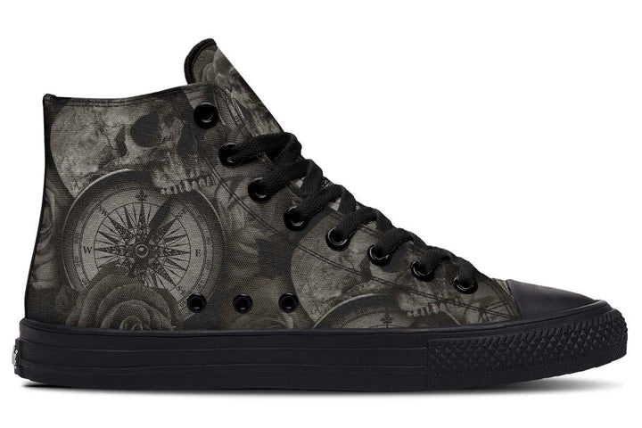 Printed Couple High-top Canvas Shoes - Super Amazing Store