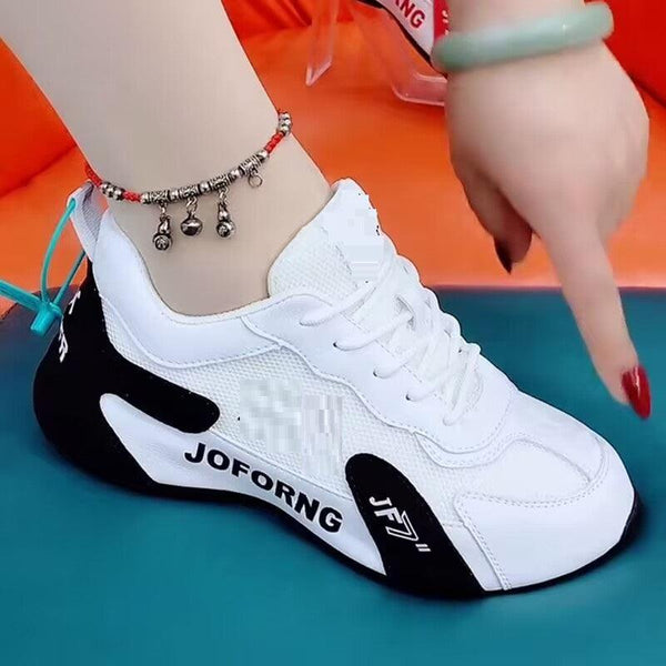 All-match Soft Bottom Double Net Breathable Clunky Sneakers - Super Amazing Store