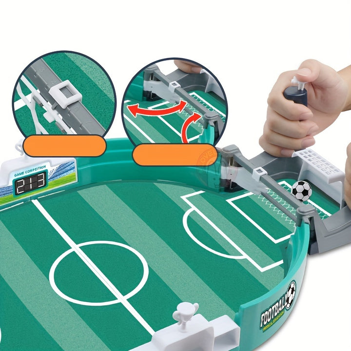 Football Table Interactive Game, Mini Tabletop Football Game Set For Kids, Hand-Eye Coordination Parent-Child Interactive Family Sports Board Game