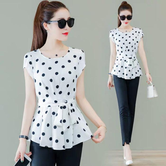 Women Casual Summer Style Chiffon Blouses Shirts - Super Amazing Store