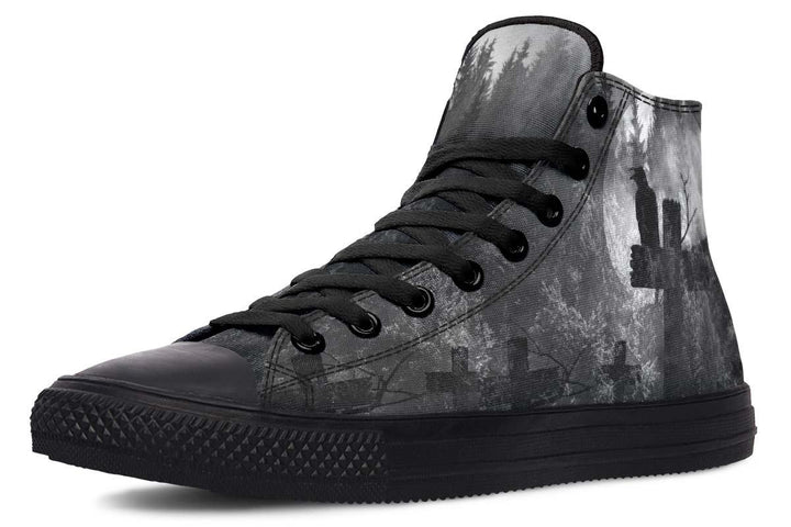 Printed Couple High-top Canvas Shoes - Super Amazing Store