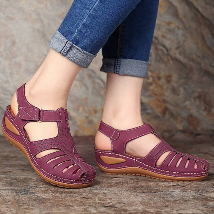 Retro Sandals Round Toe Wedge Sandals - Super Amazing Store