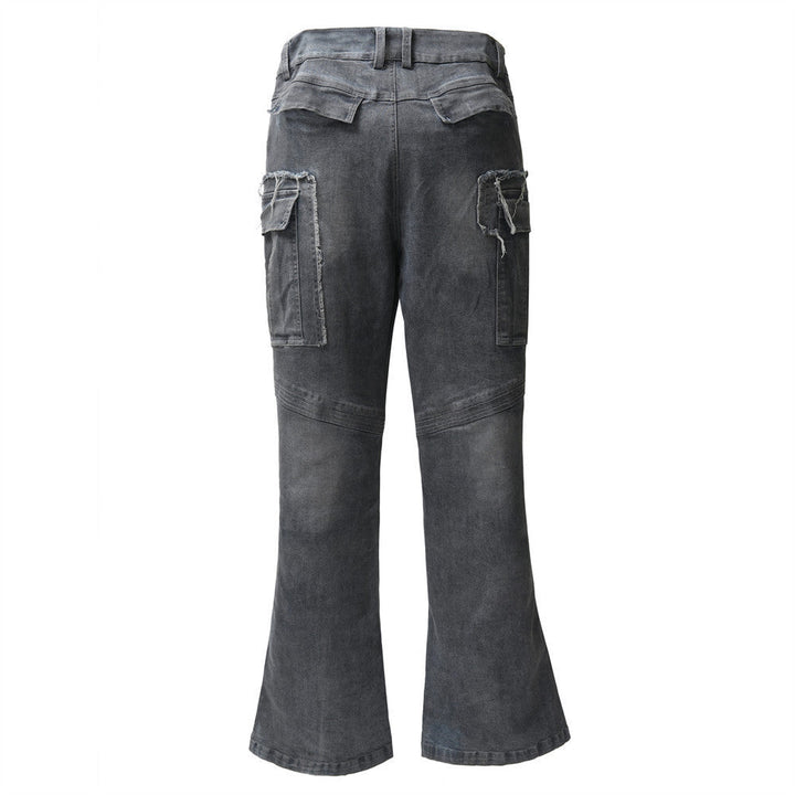 Men's Multi-pocket Bell-bottom Jeans Super Amazing Store