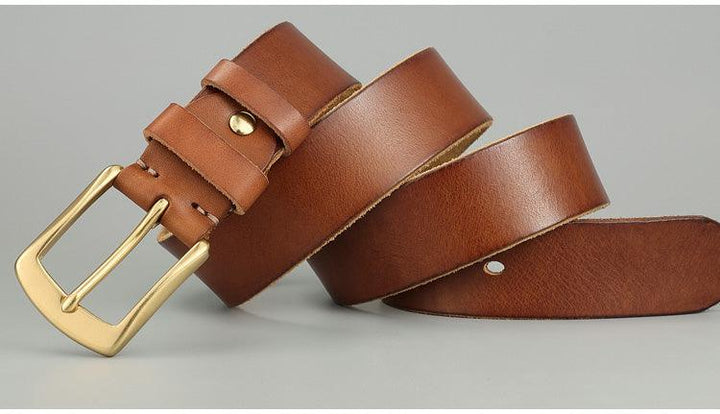 Handmade Casual Trend Men's Belts Cowhide - Super Amazing Store