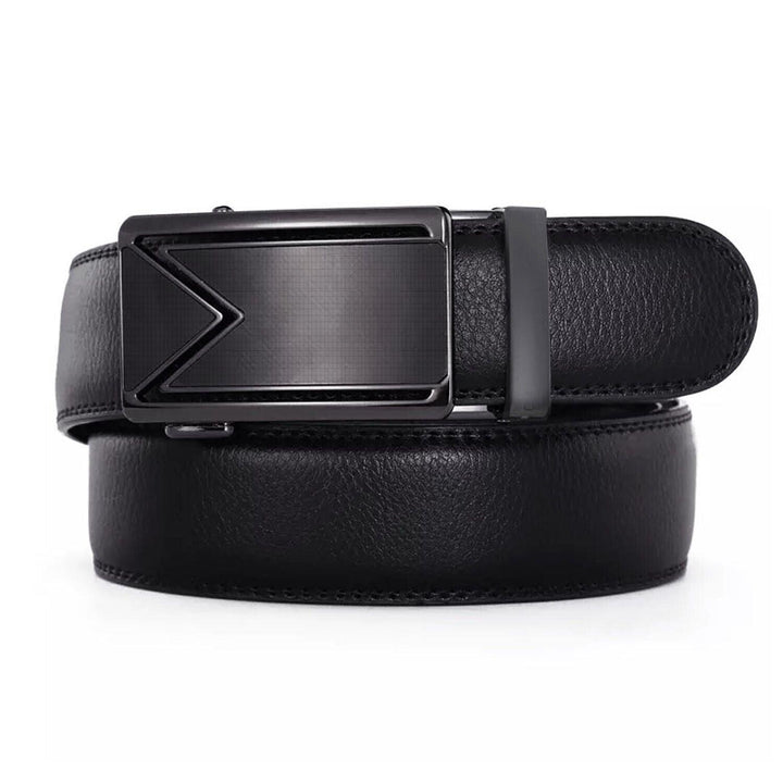 Microfiber Leather Mens Ratchet Belt Belts For Men Adjustable Automatic Buckle - Super Amazing Store