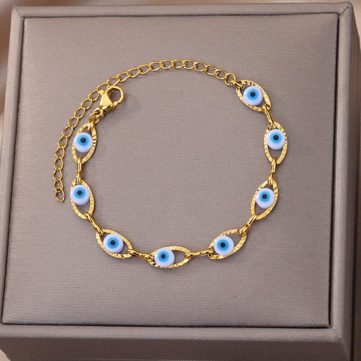Enamelled Lucky Beaded Bracelet Prayer Jewelry For Women - Super Amazing Store