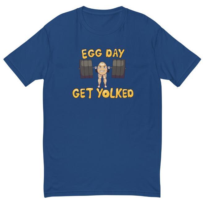 European And American Egg Day Digital Printing Casual Round Neck Short Sleeves - Super Amazing Store