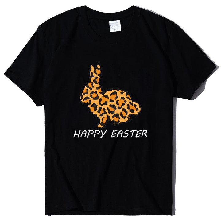 European And American Women's Easter Bunny Printed Short Sleeves - Super Amazing Store