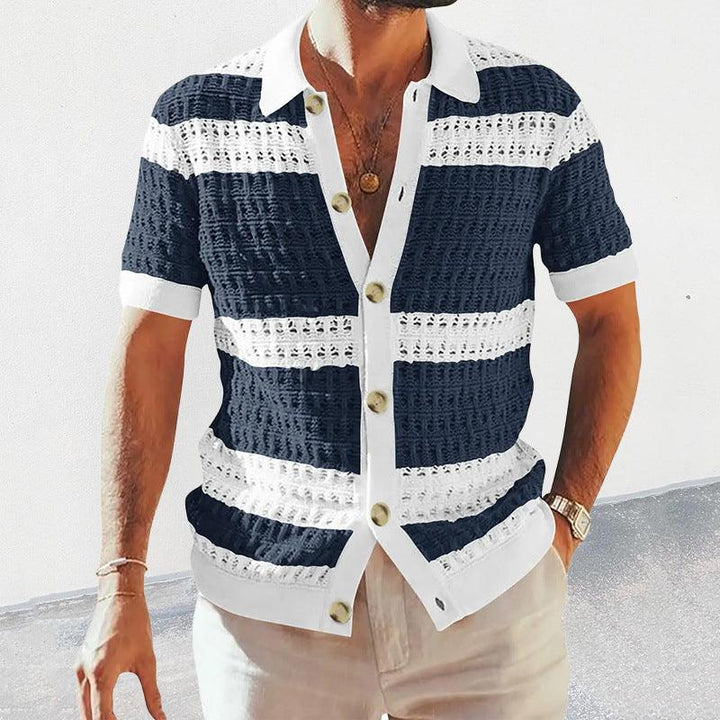 Summer Collar Shirts Men Casual Formal - Super Amazing Store