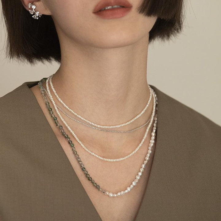 Light Luxury Multilayer Vintage Pearl Necklace - Super Amazing Store