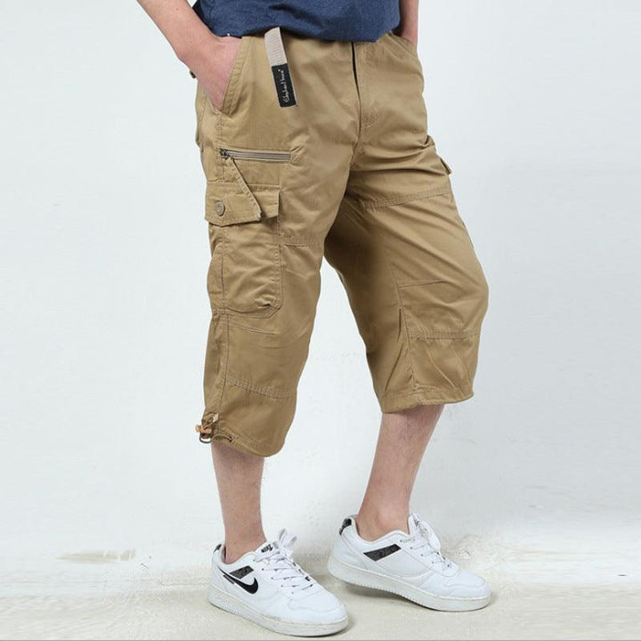 Summer Loose Cropped Trousers Shorts Men 7 Points - Super Amazing Store