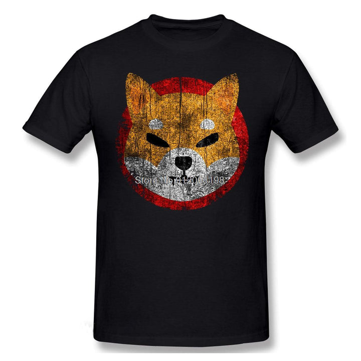 Men Shib Coin Shiba Crypto Doge Killer Black T-Shirt - Super Amazing Store