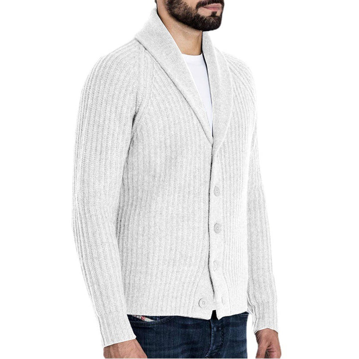 Long Sleeve Cardigan Men Knitted Sweater - Super Amazing Store