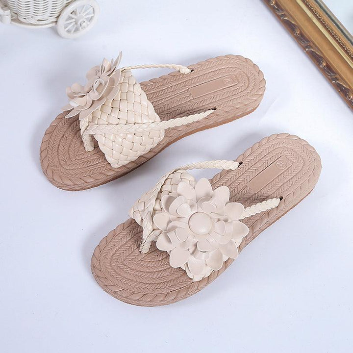 Flower Slippers Home Outdoor Sandals Beach Slippers - Super Amazing Store