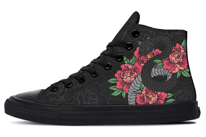 Printed Couple High-top Canvas Shoes - Super Amazing Store