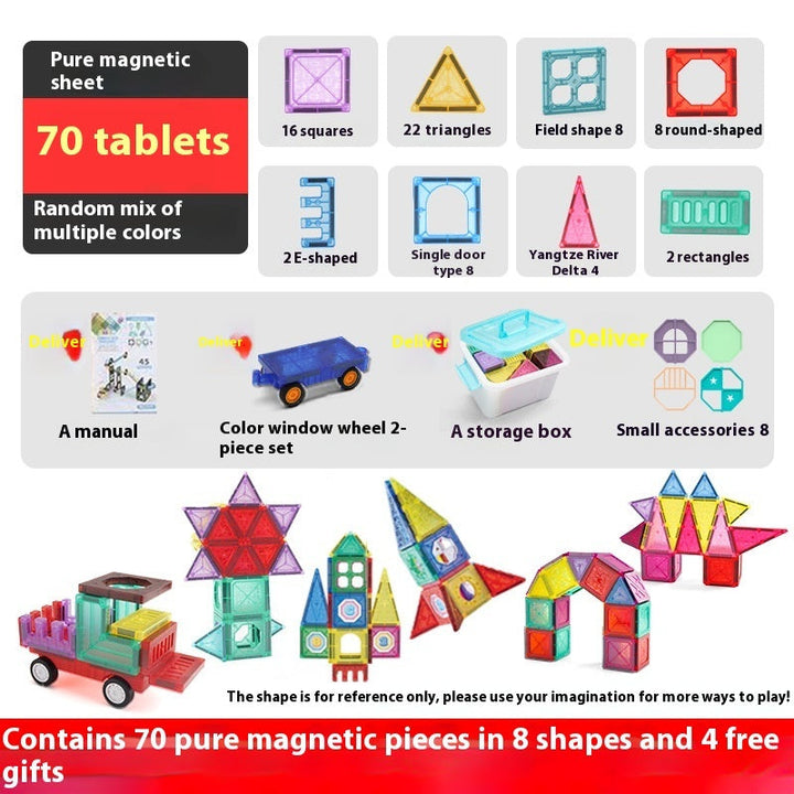 Magnetic Block Pipe Set Children's Puzzle Toy Super Amazing Store