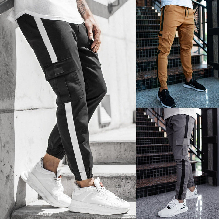 Leather Bound Casual Pants For Men - Super Amazing Store