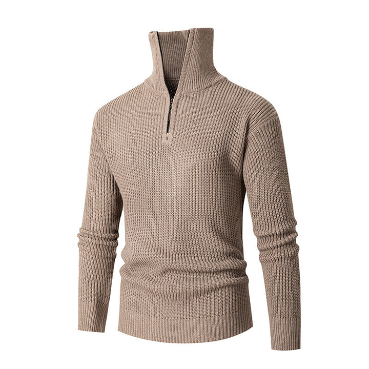 Fall Winter Men Thermal Slim Fit Base Sweater Shirts Leisure Q2