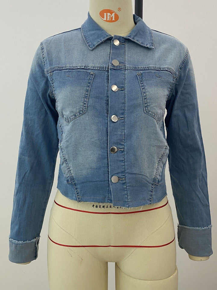 Denim Jacket Women Slim Jacket - Super Amazing Store