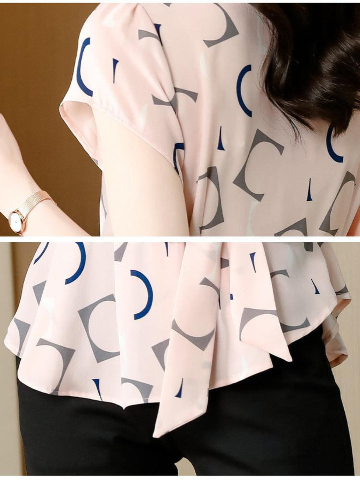 Women Casual Summer Style Chiffon Blouses Shirts - Super Amazing Store