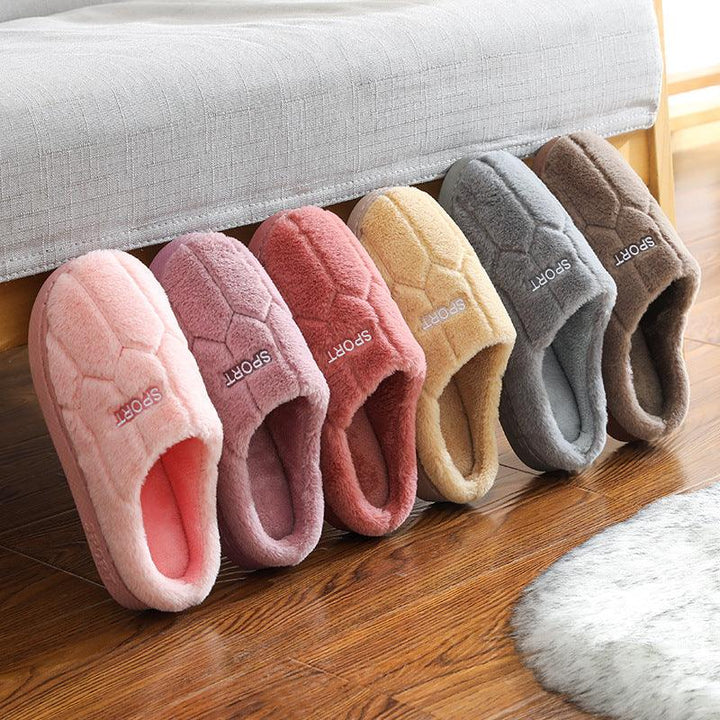 Unisex Slippers Cozy Plush House Slippers Warm Winter Slippers Indoor - Super Amazing Store