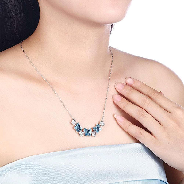 925 Sterling Silver Necklace Female Clavicle Chain Send Girlfriend Bestie INS - Super Amazing Store