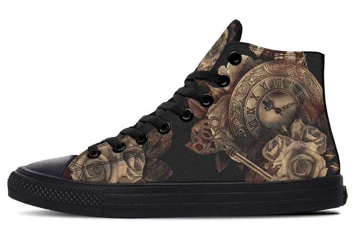 Printed Couple High-top Canvas Shoes - Super Amazing Store