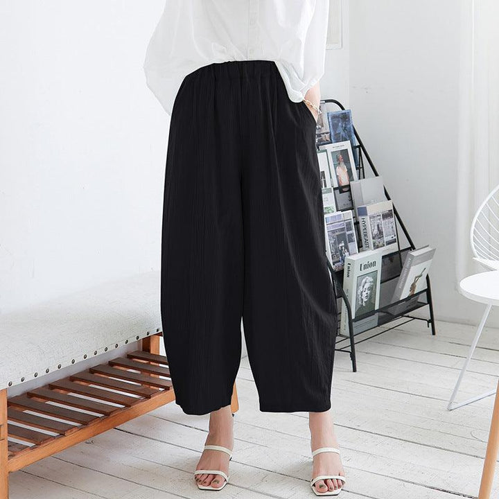 Summer Cotton And Linen Lantern Loose Trousers - Super Amazing Store