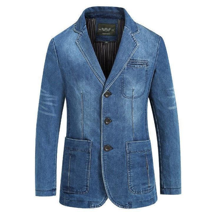 Men's Denim Suits, Men's Cotton Denim, Konishi Decoration - Super Amazing Store