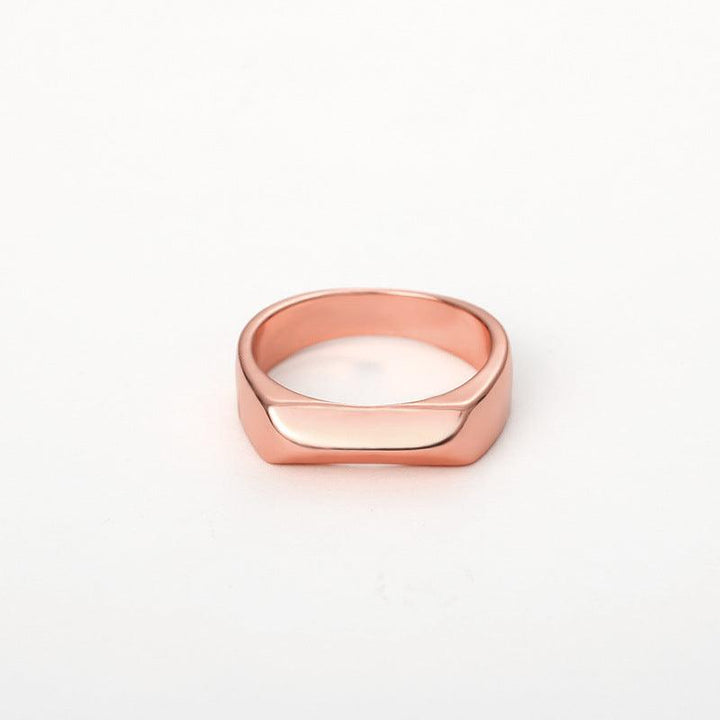 Fashion Simple Stainless Steel Love Irregular Ring For Women - Super Amazing Store