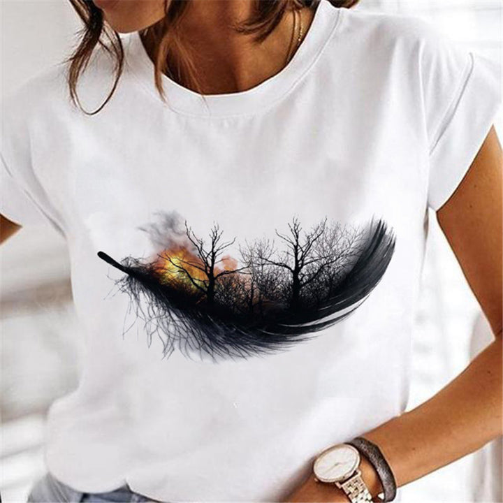 Women Multiple Printed T-shirts Fashion - Super Amazing Store