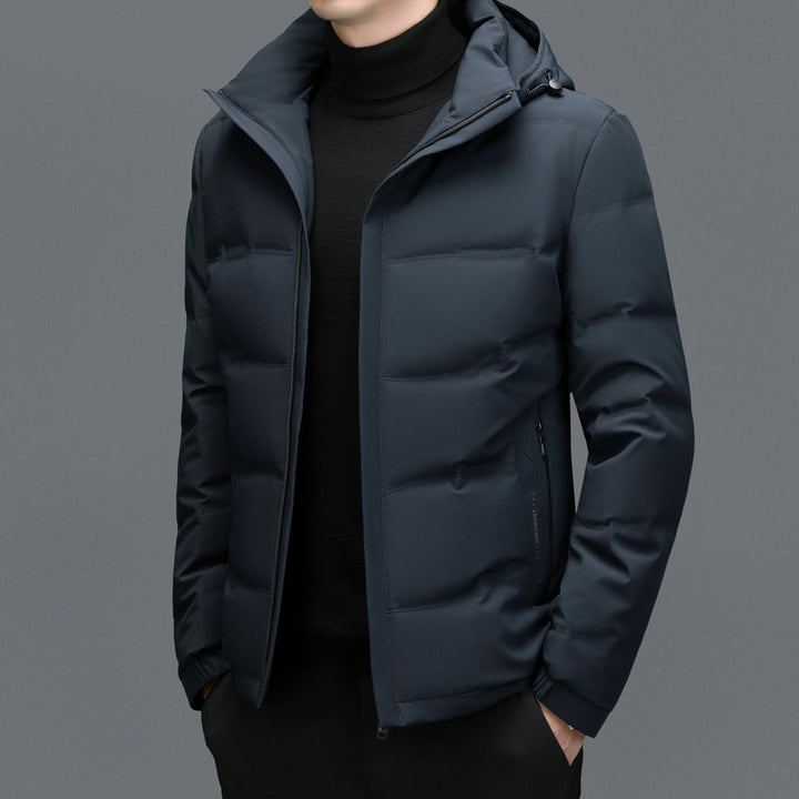 Men's Thick Down Jacket Detachable-Super Amazing Store