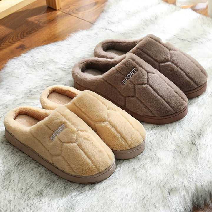 Unisex Slippers Cozy Plush House Slippers Warm Winter Slippers Indoor - Super Amazing Store