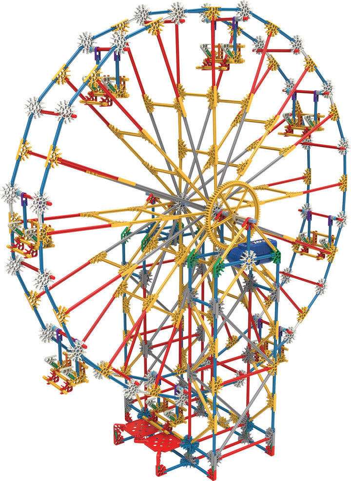 Thrill Rides - 3-In-1 Classic Amusement Park Building Set - 744 Pieces - Ages 9 Engineering Education Toy