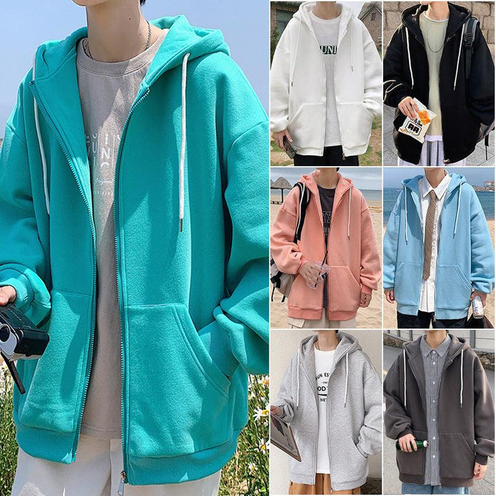 Mens Jackets Hooded Coats Casual Zipper - Super Amazing Store