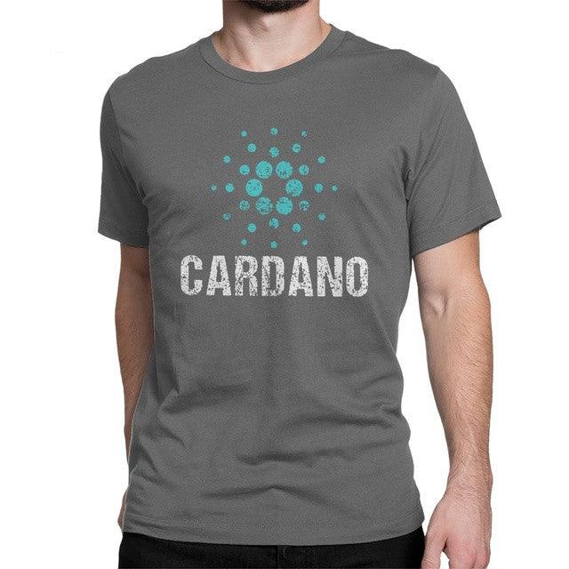 Cardano Ada Logo Cryptos Vintage T Shirts Men Cotton - Super Amazing Store