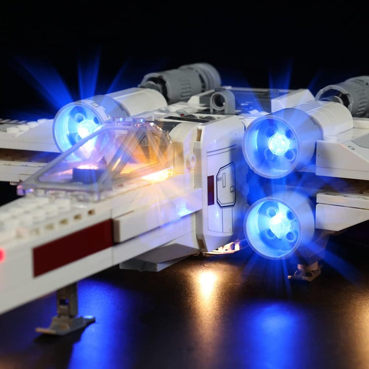 LED Lights Kit for Star Wars Luke Skywalker'S X-Wing Fighter, Lighting Set for Lego 75301 Starfighter, with Remote Control, New 2021(Lights Only)