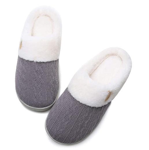 Slippers Confinement Shoes, Cotton Slippers European Size Wool Slippers - Super Amazing Store