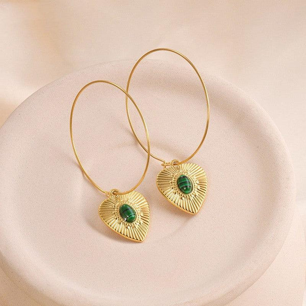 French Vintage Style Love Exaggerating Pendant Earrings - Super Amazing Store