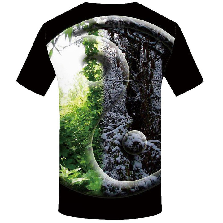 Gossip T-shirt Men's 3D Digital Printing Short Sleeve Round Neck Casual Top - Super Amazing Store